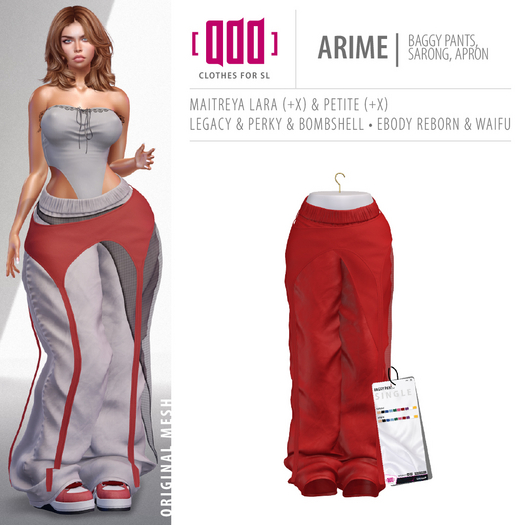 [ADD] Arime Pants - Red