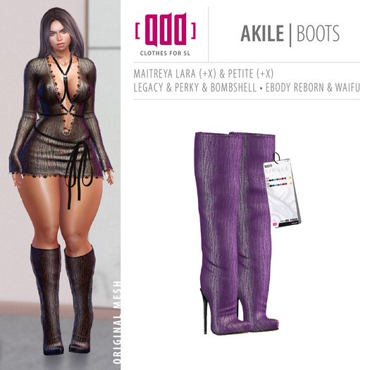 [ADD] Akile Boots - Violet