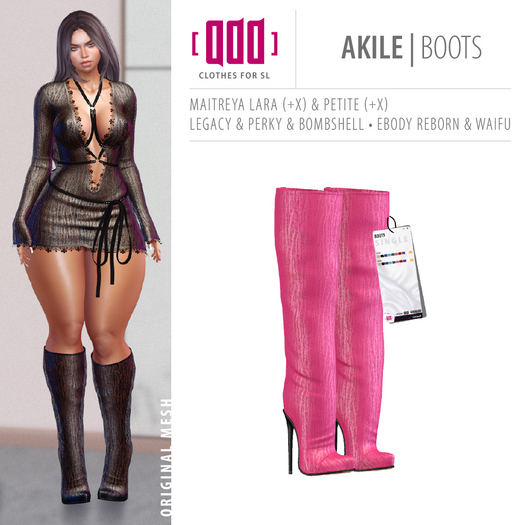 [ADD] Akile Boots - Pink