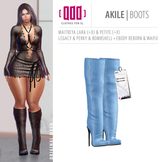 [ADD] Akile Boots - BlueL
