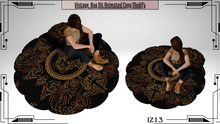 Vintage Rug Sit Animated - Copy & Modify Mesh