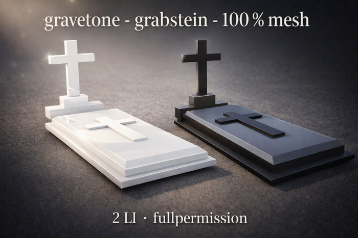gravestone - grabstein- mesh - builder edition