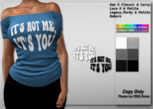 50% Valentines Discount!! *DCDF* Lexy OS Tee: It's You