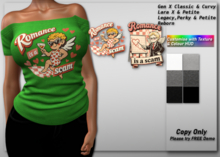 50% Valentines Discount!! *DCDF* Lexy OS Tee: Romance is a scam