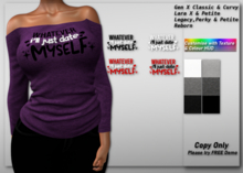 50% Valentines Discount!! *DCDF* Lexy OS Top: Date Myself