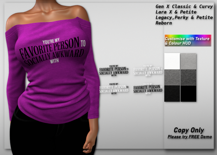 50% Valentines Discount!! *DCDF* Lexy OS Top: Fave Awkward