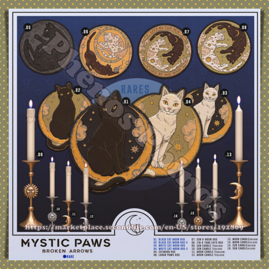 02. BROKEN ARROWS - Mystic Paws  - RARE