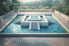 fountain - brunnen - mesh - builder edition
