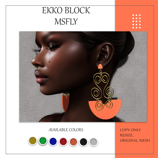 .:::.Ekko Block.:::.MsFly Earrings - Unpacker(Add)