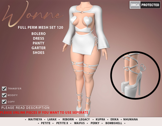 WONNE (120) Full Perm Mesh