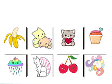 TwoSided Kawaii top front add-on Cuties