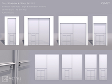 [AC] Tall Window & Wall Set V.2 - Full Permissions