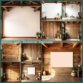 Rustic Loft Backdrop Textures