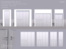 [AC] Tall Window & Wall Set V.3 - Full Permissions