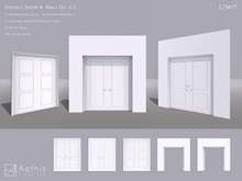 [AC] Double Door & Wall Set V.1 - Full Permissions