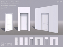 [AC] Single Door & Wall Set V.1 - Full Permissions