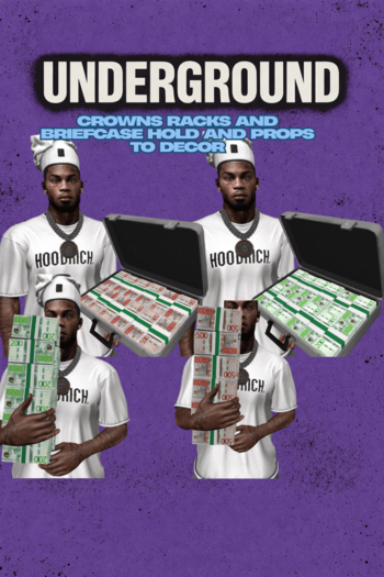 Underground -CROWNS RACKS AND BRIEFCASE