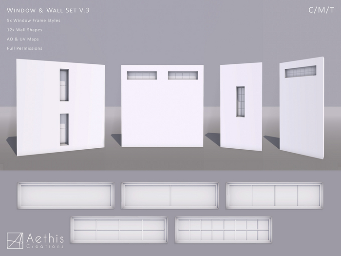 [AC] Window & Wall Set V.3 (Crate)
