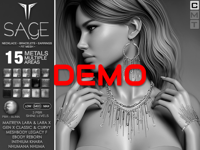 **RE** Sage Jewelry Set - DEMO