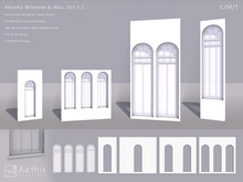 AC.Arched Wndow & Wall Set V1