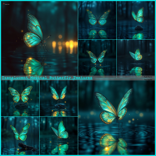 Translucent Butterfly Textures