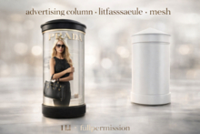 advertising column - mesh - builder edition