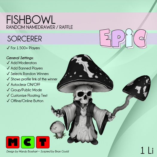 [EPIC FishBowl] Sorcerer (ADD ME)