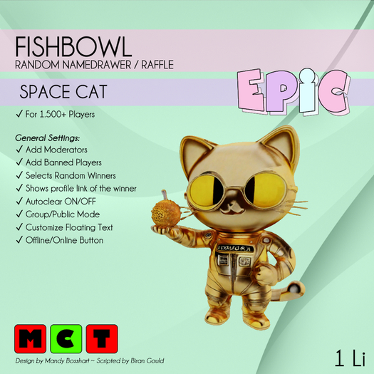 [EPIC FishBowl] Space Cat (ADD ME)