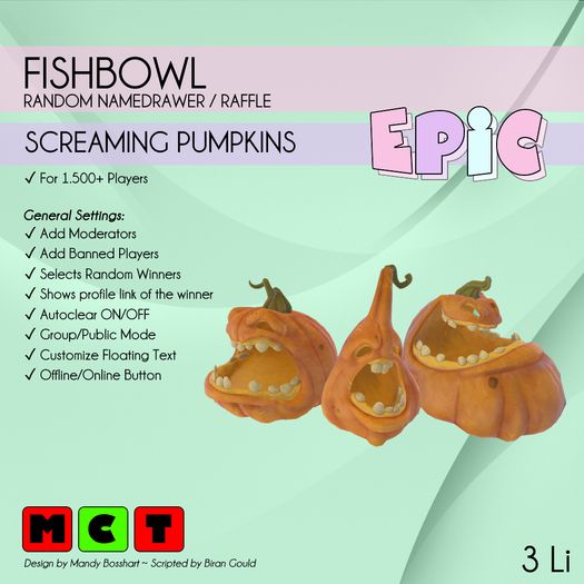 [EPIC FishBowl] Screaming Pumpkins (ADD ME)