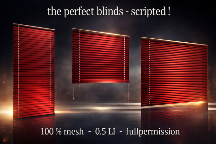 blinds - rollos -  mesh - builder edition