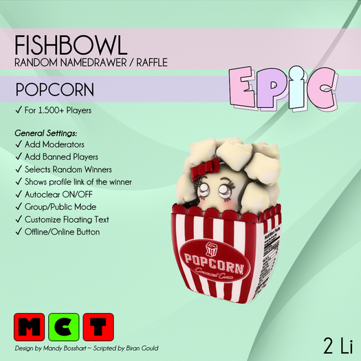 [EPIC FishBowl] Popcorn (ADD ME)