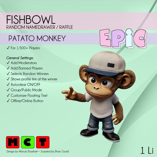 [EPIC FishBowl] Patato Monkey (ADD ME)