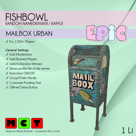[EPIC FishBowl] Mailbox Urban (ADD ME)