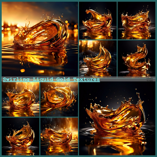 Liquid Gold Textures