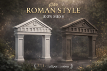 gate roman style - torbogen - mesh - builder edition