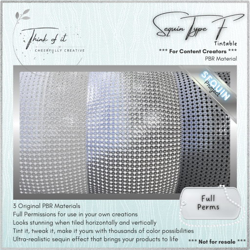 {ToI} Material - Sequin Type F - Full Perms