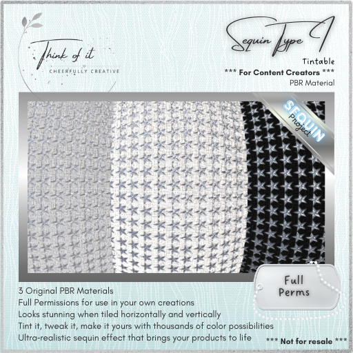 {ToI} Material - Sequin Type I - Full Perms