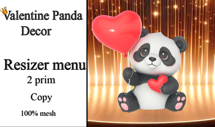 Valentine Panda Decor (Resizer)