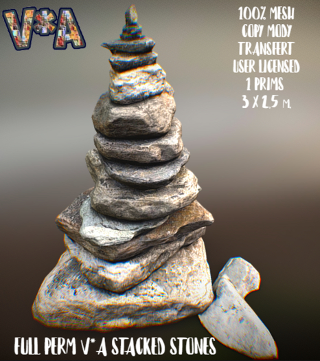 FULL PERM V*A STACKED STONES