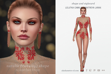 "Natalie" (runway) shape for LeLutka Camilla + Maitreya LaraX