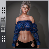 EhR Heart shirt- BLUE