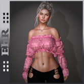 EhR Heart shirt- ROZE