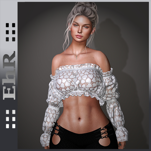 EhR Heart shirt- WHITE