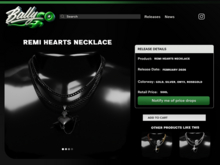 'BALLYCO' Remi Hearts Onyx Necklace