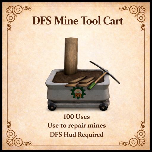 DFS Mine Tool Cart - ACTUAL ITEM