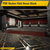 PBR Skybox Club House Black