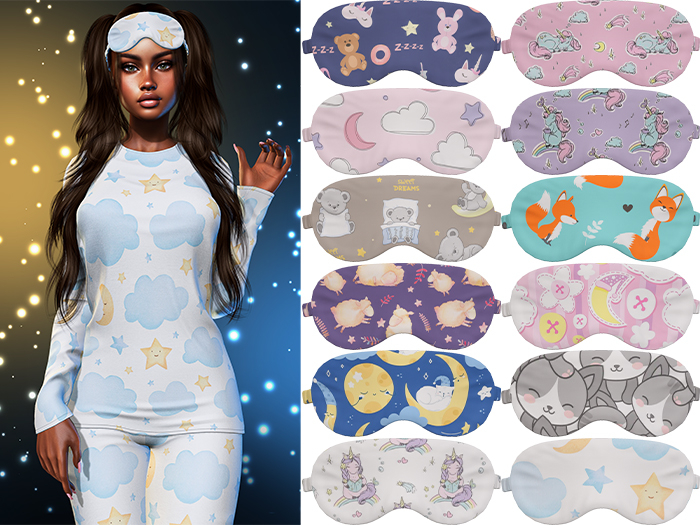 Joy Eye Masks [Sleepy Pack] - Copy • Mod Sleep Accessory
