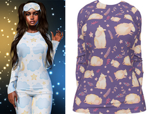 Joy Pajama Shirt [Sleepy Sheep] - Maitreya LaraX • PetiteX • eBody Reborn • Legacy Sleepwear