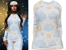 Joy Pajama Shirt [Sleepy Sky] - Maitreya LaraX • PetiteX • eBody Reborn • Legacy Sleepwear