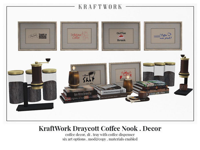 KraftWork Draycott Coffee Nook . Decor (Add Me)